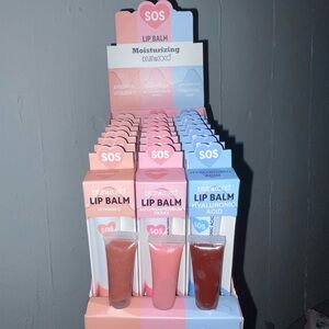 SOS Lip Balm Set - Pink, Red, Brown